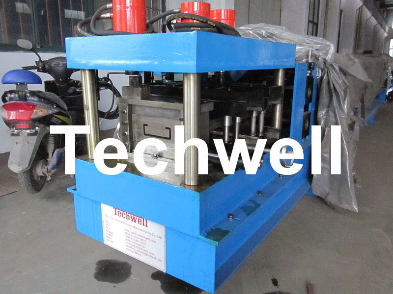 rollo de la correa del acero de carbono 15Kw C que forma la máquina para la estructura de acero de la correa de C