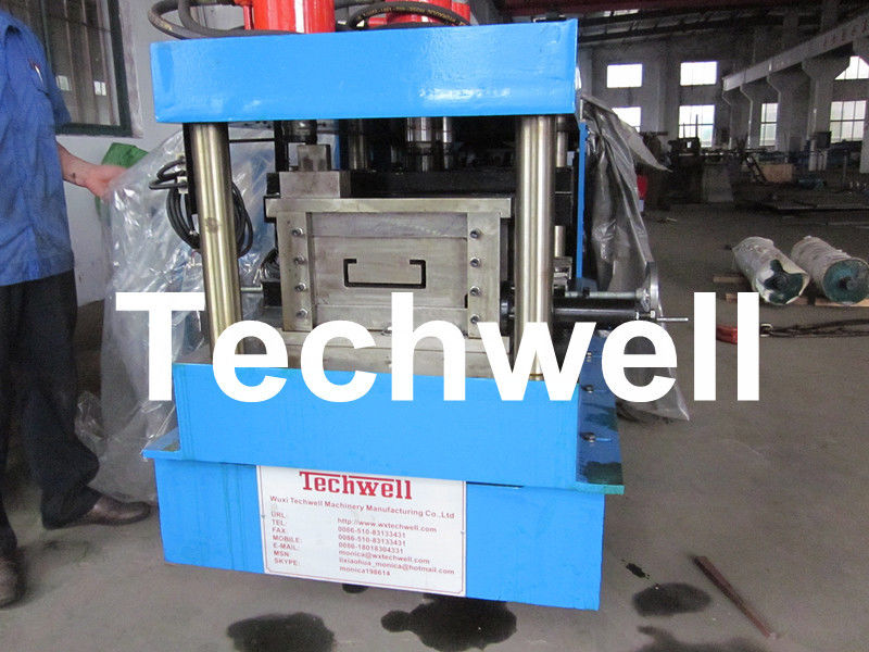 rollo de la correa del acero de carbono 15Kw C que forma la máquina para la estructura de acero de la correa de C